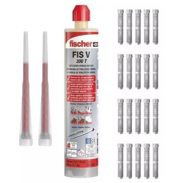 Imagem de Chumbador Químico VL com 20 Camisas Bucha Injeção 12mm