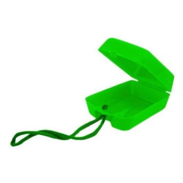 Imagem de Caixa Case Estojo Caixinha Aparelho Movel Ou Dentadura verde Multiuso 