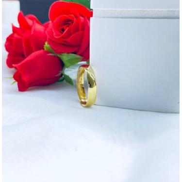 Imagem de Aliança ouro 18k noivado e casamento hc04  750 1,1 4,0mm - FLORENZA JO