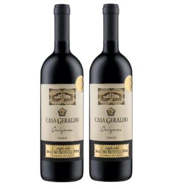 Imagem de Kit 2 Un Vinho Casa Geraldo Origens Tannat 750 ml