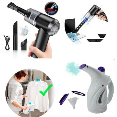 Imagem de Kit Toda Mãe Merece - Aspirador Portátil Recarregável + Vaporizador Pa