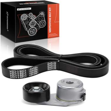 Imagem de A-Premium Kit de transmissão de correia serpentina do motor compatível com carros Ford e Mazda - Ranger 2001-2011, B2300 2001-2010, 2.3L