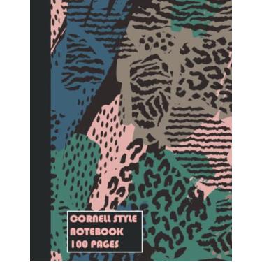 Imagem de Cornell Style Notebook 100 Pages: for Cornell Note Taking Method | Abstract Cheetah Print | 8.5x11| Great for College Students, High-School, and Professionals!