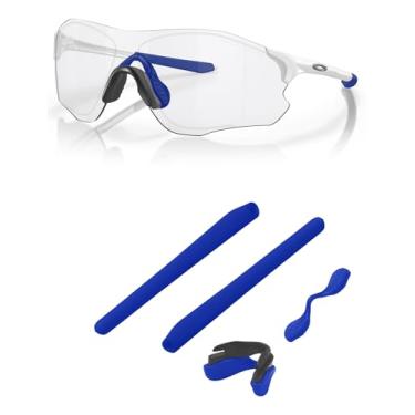 Imagem de Kits de borracha de substituição para óculos de sol Oakley EVZero Series, Azul, 0