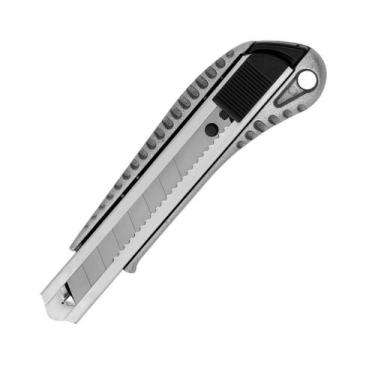 Imagem de Estilete Aço Lâmina 18mm utilizado em serviços profissionais ou domést