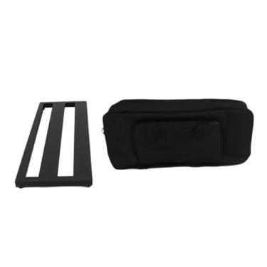 Imagem de MERIGLARE Pedal de guitarra, pedalboard de efeito, pedalboard multifuncional estável com saco de gig para guitarra elétrica, baixo, M
