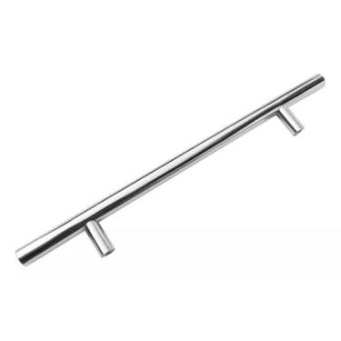Imagem de Kit 5 Puxador Móveis Gaveta Porta Haste Redondo Inox 60cm Aço Inoxidável