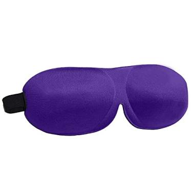 Imagem de Máscara de dormir segura com extensão de cílios | Máscara tapa-olhos roxa 3D para extensões de cílios | Máscara de dormir para cuidados com cílios | Confortável + Máscara de cílios leve da Lash Affair