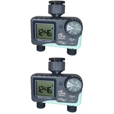 Imagem de Kit 2 Temporizador Irrigação Digital 2S TIE21 BrisaJardim