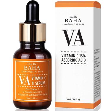Imagem de Sérum Cos De baha Vitamina C 15% com Aloe Vera, Arbutina 30mL