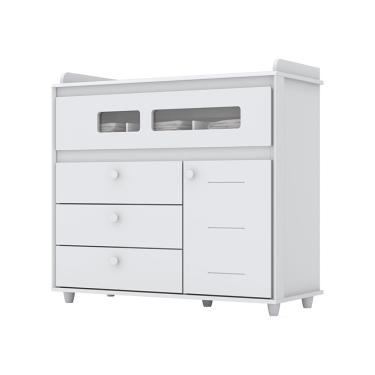 Imagem de Cômoda Infantil Aquarela I712 Branco Henn