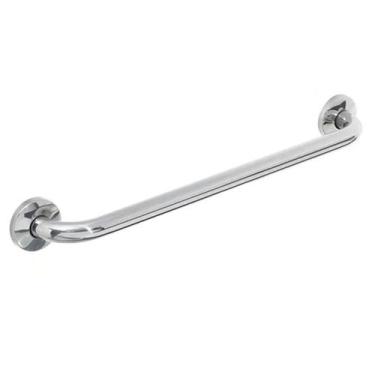 Imagem de Barra de Apoio 80cm Inox Idoso Cadeirante Acessibilidade Box Banheiro 