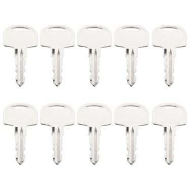 Imagem de ECSiNG 10 chaves de ignição 601 compatíveis com mini escavadeira Sany compatível com Polaris Snowmobile compatível com cortador de grama Ferris Broderson Crane