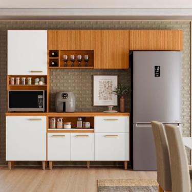 Imagem de Poliman Móveis - Cozinha 4 peças com balcão e tampo Sicilia