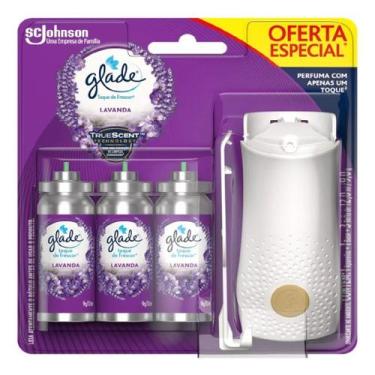 Imagem de Aparelho Odorizador Ambiente Glade Lavanda  Blister 3 Refis - NoBrand