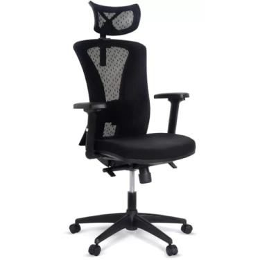 Imagem de Cadeira de Escritório Presidente Ergonômica BlumeOffice BLM0241 Preta