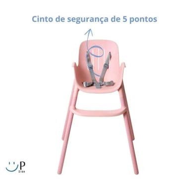 Imagem de Cadeira de Refeição Cadeirão de Alimentação Poke Burigotto, ROSE MADDE