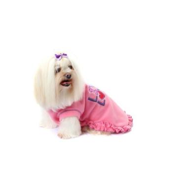 Imagem de Vestido Live Love para Cachorro e Gato Pet - Bichinho Chic, Rosa, 00