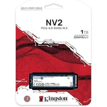Imagem de Ssd M.2 Nvme 4.0 1Tb Kingston Nv3 Formato 2280 Gen 4X4, 1TB