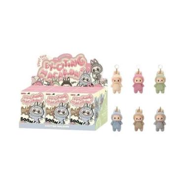 Imagem de Bonito Labubu Batimento Cardíaco Macaron Rosto Caixa Cega Na Moda Mode