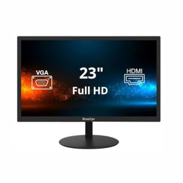 Imagem de Monitor 23” Full HD HDMI/VGA 75Hz Widescreen Bivolt Preto