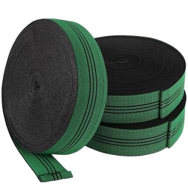 Imagem de FUNSUEI 3 rolos de 5 cm x 1,8 m faixa elástica de látex elástica para sofá, correia flexível para cadeira, rolos de tecido elástico para sofá, reparo de móveis de cadeira de sofá faça você mesmo, mola elástica alternativa