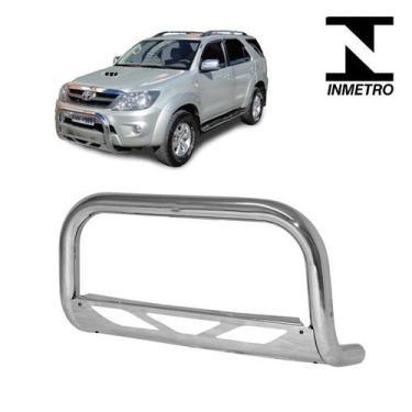 Imagem de Parachoque Quebra Mato SW4 2005 2006 2007 2008 C Chapa Cromo - CCF