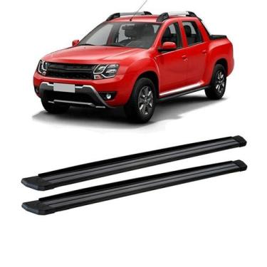 Imagem de Estribo Duster Oroch Dynamique 2016 Preto Aluminio Slim - CCF
