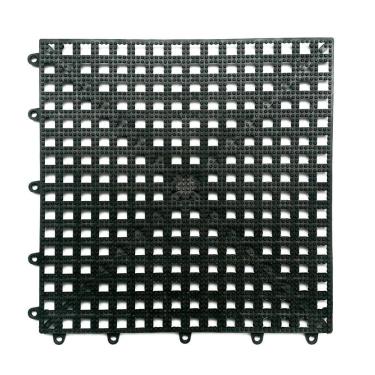Imagem de Piso Modular Acqua 30cmx30cm Kit Com 6 Peças Preto