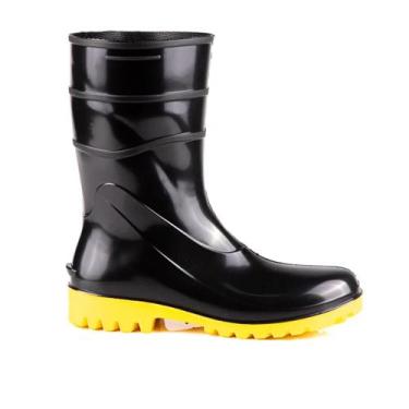 Imagem de Bota PVC Cano Curto Bracol, Amarelo, 37