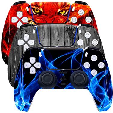 Imagem de Skin for Ps5 Controller, 3pcs Whole Body Vinyl Decal Cover Sticker for PlayStation 5 Controller (PS5 Controller #1)