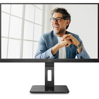 Imagem de MONITOR VA 21.5 AOC 22P2UM WIDE FHD VGA/HDMI/DP PIVOT AJUSTE ALTURA VESA PRETO