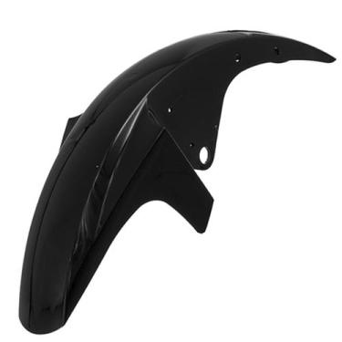 Imagem de Paralama Dianteiro Ybr 125 2000 À 2007 Sem Suporte Cromo Forte, PRETO 