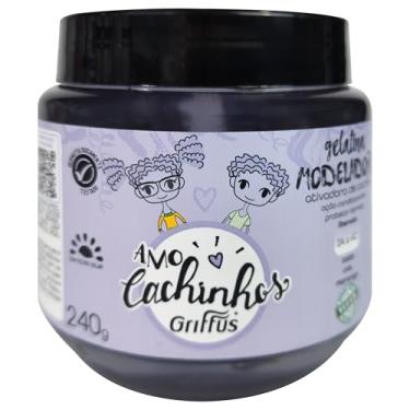 Imagem de Griffus Amo Cachinhos gelatina modeladora 240 g, Griffus Cosméticos, roxa