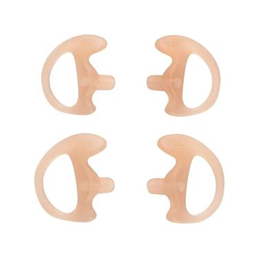 Imagem de KEYBLU Fone de ouvido universal de substituição de rádio, plugue de silicone macio para fone de ouvido de silicone macio para bobinas de rádio bidirecionais, kits de áudio para fone de ouvido acústico