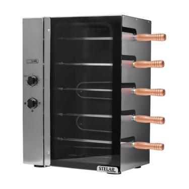 Imagem de Churrasqueira Elétrica Rotativa Stelar vertical de 5 Espetos E5