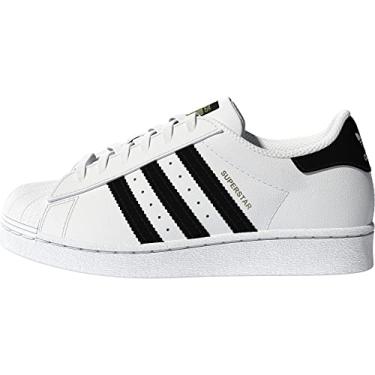 Imagem de adidas Performance Superstar 2 CF I Tênis de basquete moderno, Branco/Núcleo preto/branco, 8 Toddler