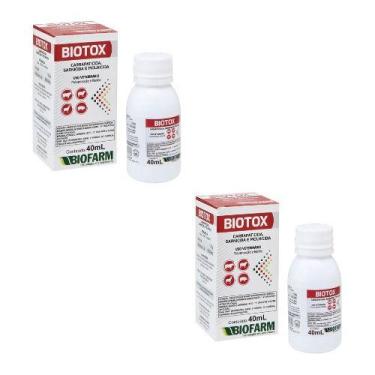 Imagem de Combo 2 BIOTOX 40 ML - Banho e Pulverização - Pulga, Carrapato e Sarna
