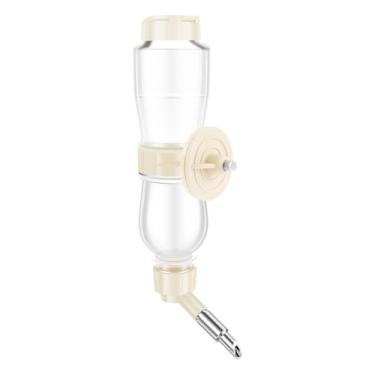 Imagem de Alimentador de água para pássaros, dispensador de água pequeno, alimentador automático de pássaros para gaiola, garrafa de água de papagaios, com bico longo de cobre, para coelho, chinchila, furão