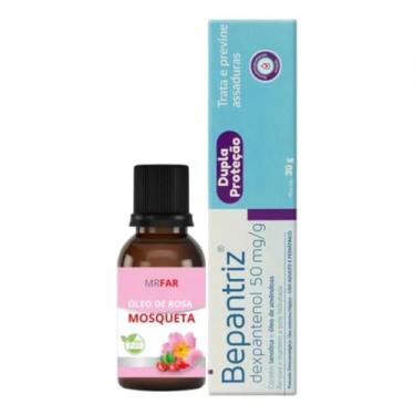 Imagem de Kit Óleo De Rosa Mosqueta 30ml e Pomada Hidratante Bepantriz 30g