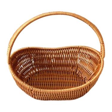 Imagem de Dualoai Cesto de Transporte de Cozinha em Imitação de Vime, Versátil, para Brinquedos de Banho, Fácil de Limpar, Cesto de Tecido Robusto com, Comprimento 26cm