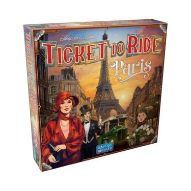 Imagem de Jogo De Tabuleiro Ticket To Ride Paris - Fácil De Aprender