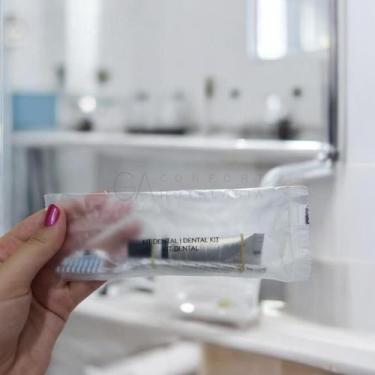 Imagem de Kit Dental Descartável Para Hotel Embalagem Transparente  Realgems