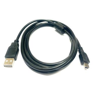 Imagem de Cabo Mini Usb Com Filtro V3 5 Pinos Alta Velocidade 1,5 Mt Preto - WS