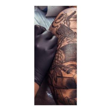 Imagem de Adesivo Decorativo de Porta - Tatuagem - 2168cnpt - Allodi