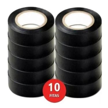 Imagem de Fita Isolante Anti Chama Isoflex 19mm X 10m C/ 10 Unidades - RB