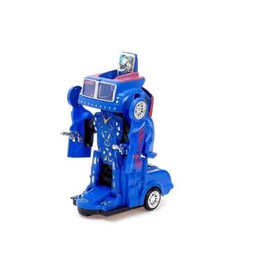 Imagem de Caminhão Transformer Optimus Prime com som e luz - azul
