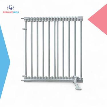 Imagem de Módulo em pvc para cercado de proteção jardim e piscina - espaçamento 