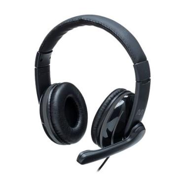 Imagem de Headset Pro Conexão USB com Mic e Cancelamento de Ruído Controle de Volume Preto Multi [Multilaser] - PH317 PH317
