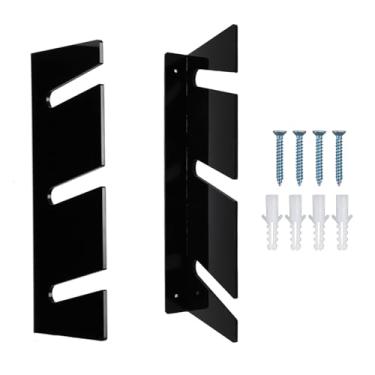 Imagem de Suporte de parede de acrílico para skate, 3 camadas, prateleira de armazenamento para snowboard para garagem, sala de estar